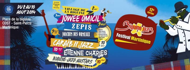 festival Biguine jazz à Saint-Pierre Martinique