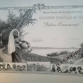 Exposition coloniale de paris 1906 grand palais des champs elysees
